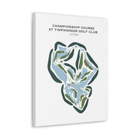 Championship Course at Timpanogos Golf Club, Utah - Printed Golf Courses