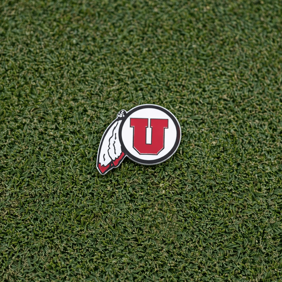 Drum & Feather - University of Utah Golf Ball Marker