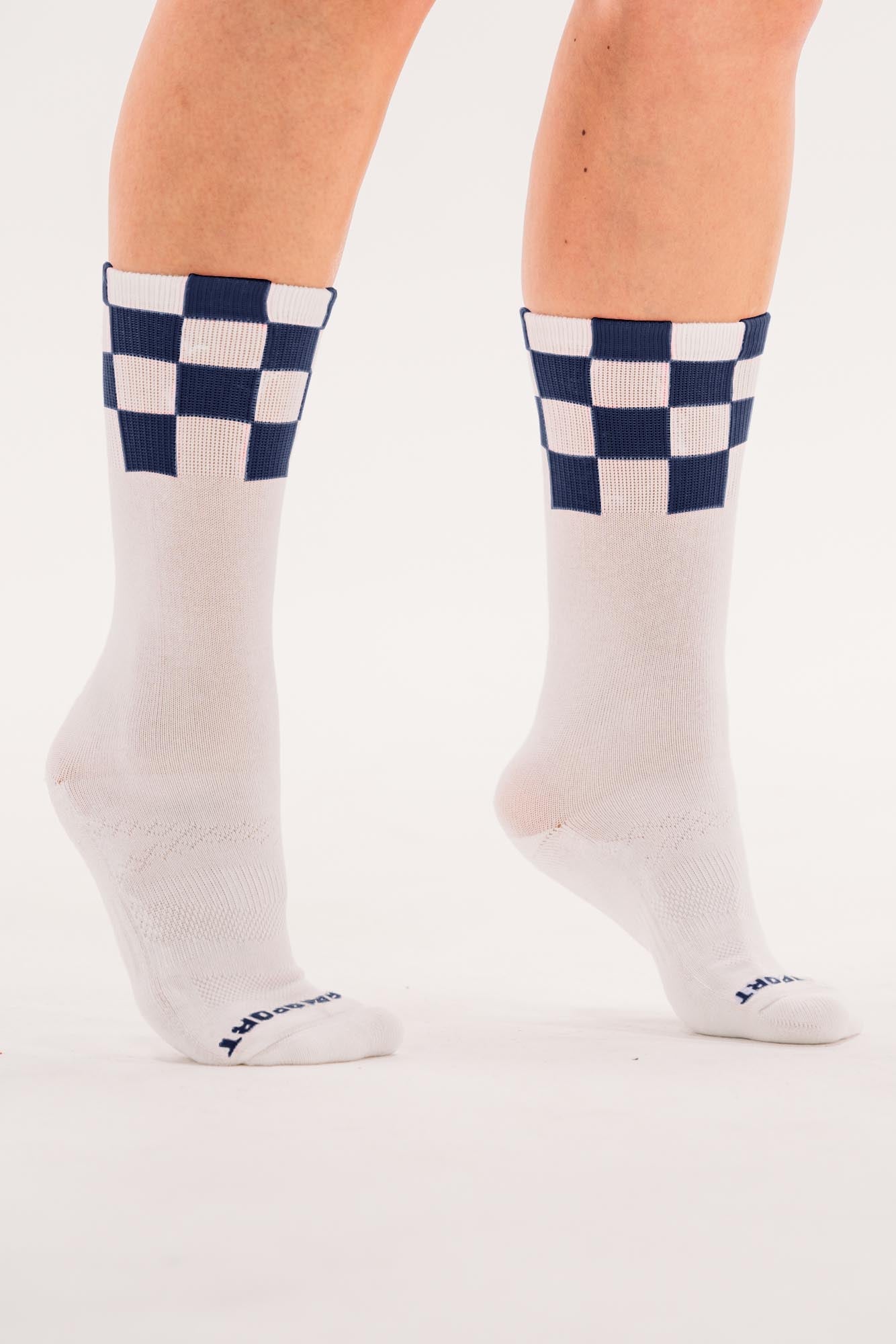 Checked Crew Socks