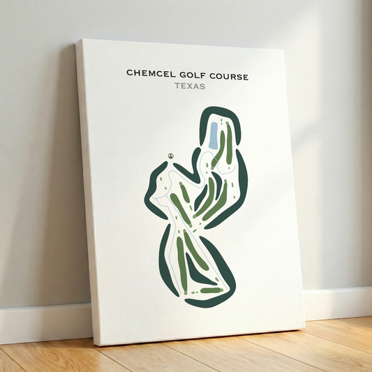 Chemcel Golf Course, Texas - Printed Golf Courses