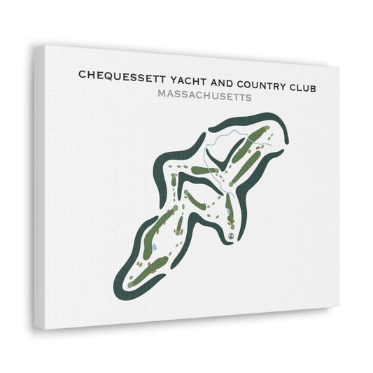 Chequessett Yacht & Country Club, Massachusetts - Printed Golf Courses