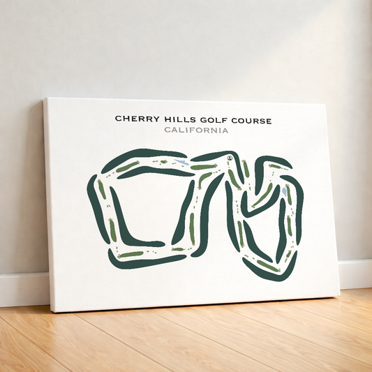 Cherry Hills Golf Course, California - Printed Golf Courses