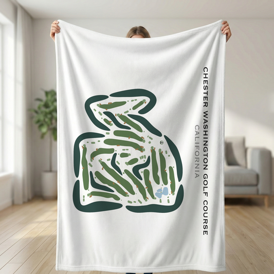 Chester Washington Golf Course, California - Printed Golf Courses