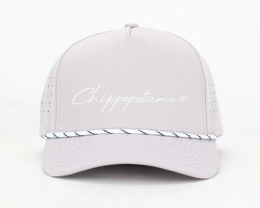 Grey Rope Hat - Chippopotamus White - GOLF LEAGUE