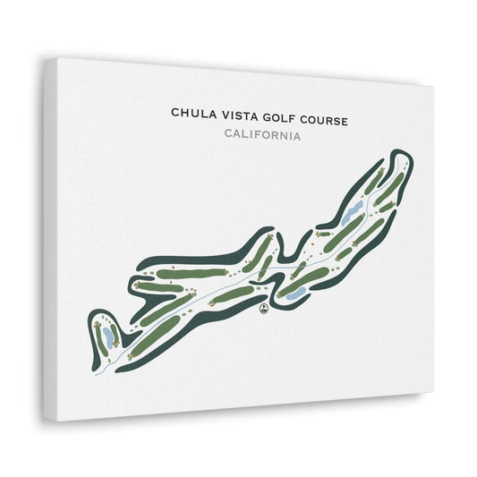 Chula Vista Golf Course, California - Printed Golf Courses