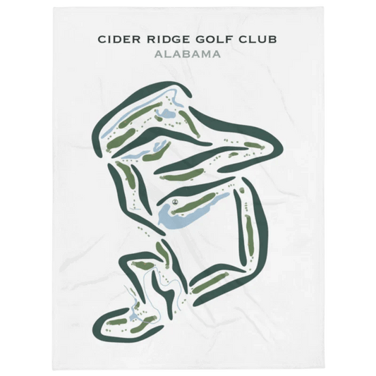 Cider Ridge Golf Club, Alabama - Printed Golf Course