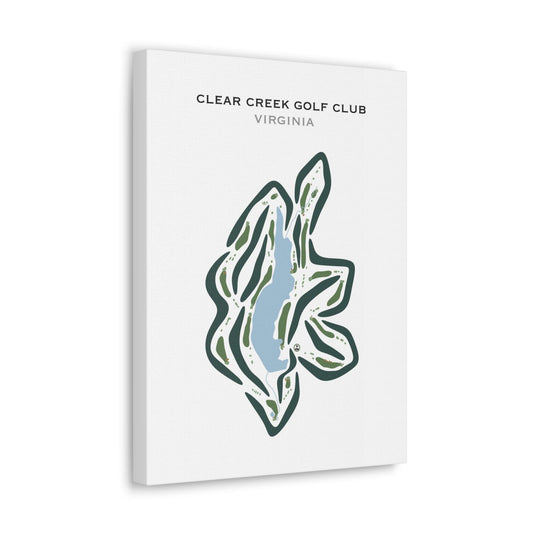 Clear Creek Golf Club, Virginia - Printed Golf Courses