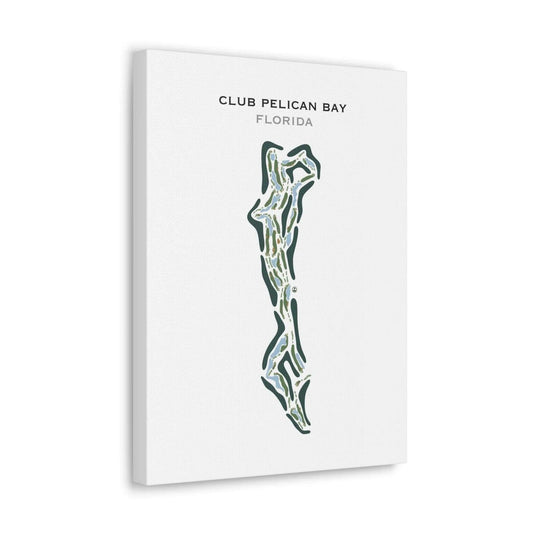 Club Pelican Bay, Florida - Printed Golf Course