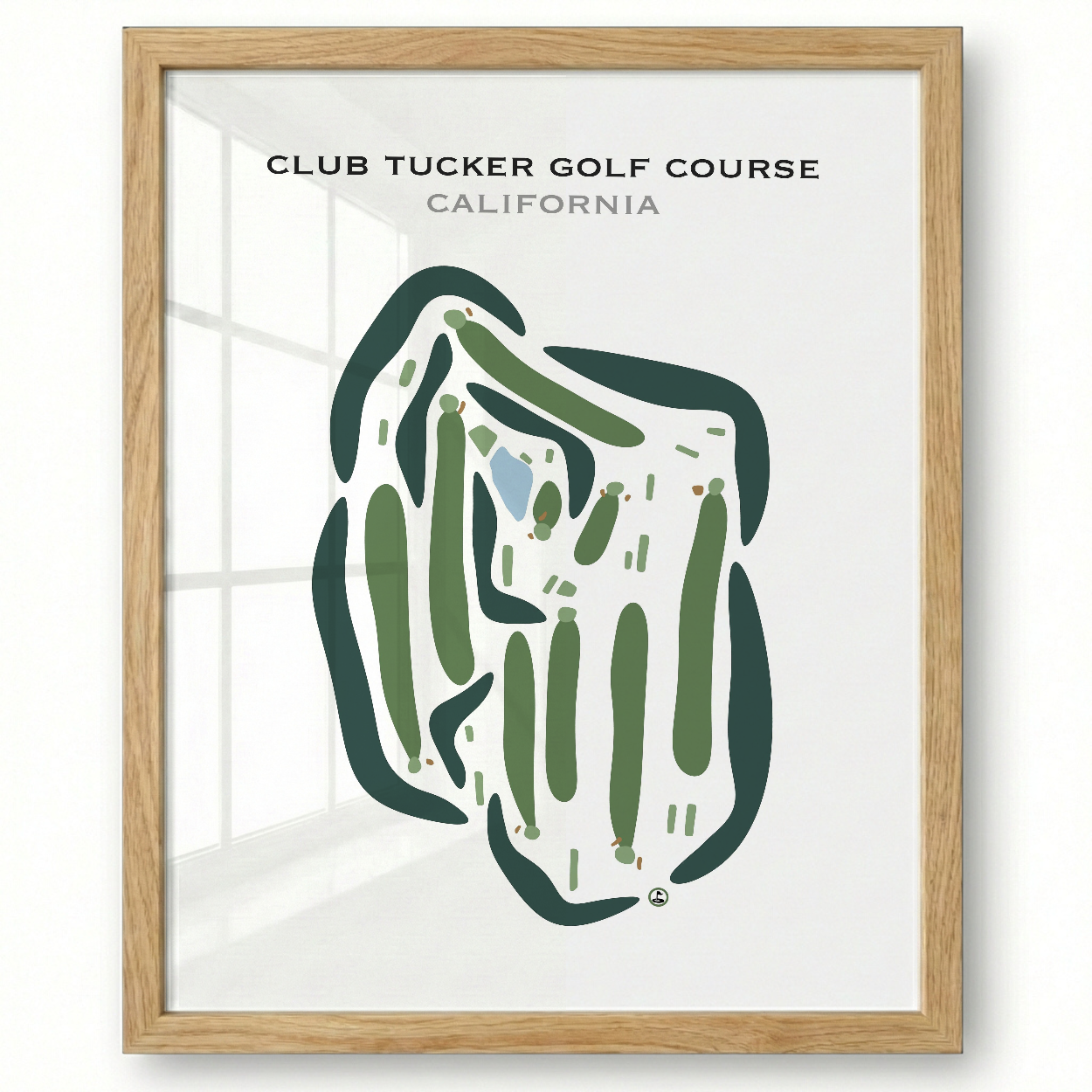 Club Tucker Golf Course, California - Printed Golf Courses