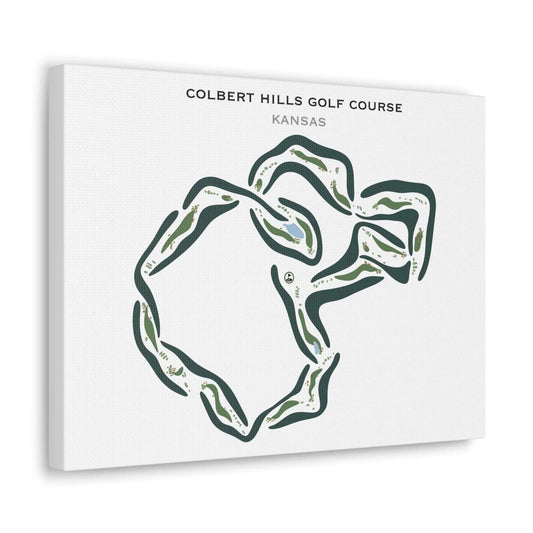 Colbert Hills Golf Course, Kansas - Printed Golf Courses