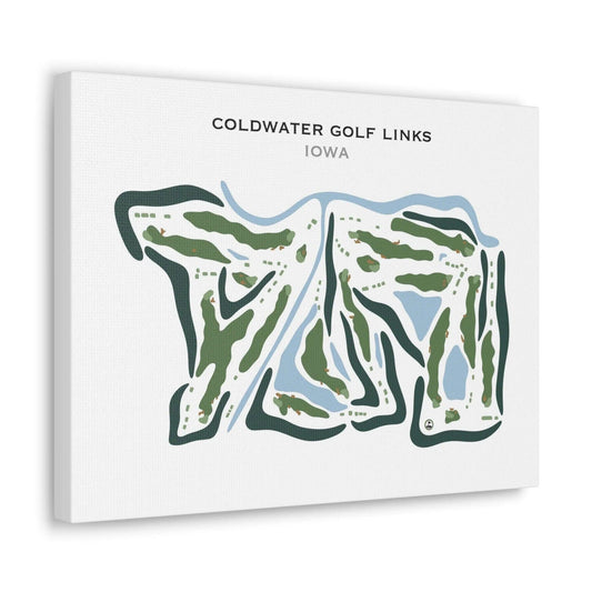 Coldwater Golf Links, Iowa - Printed Golf Courses