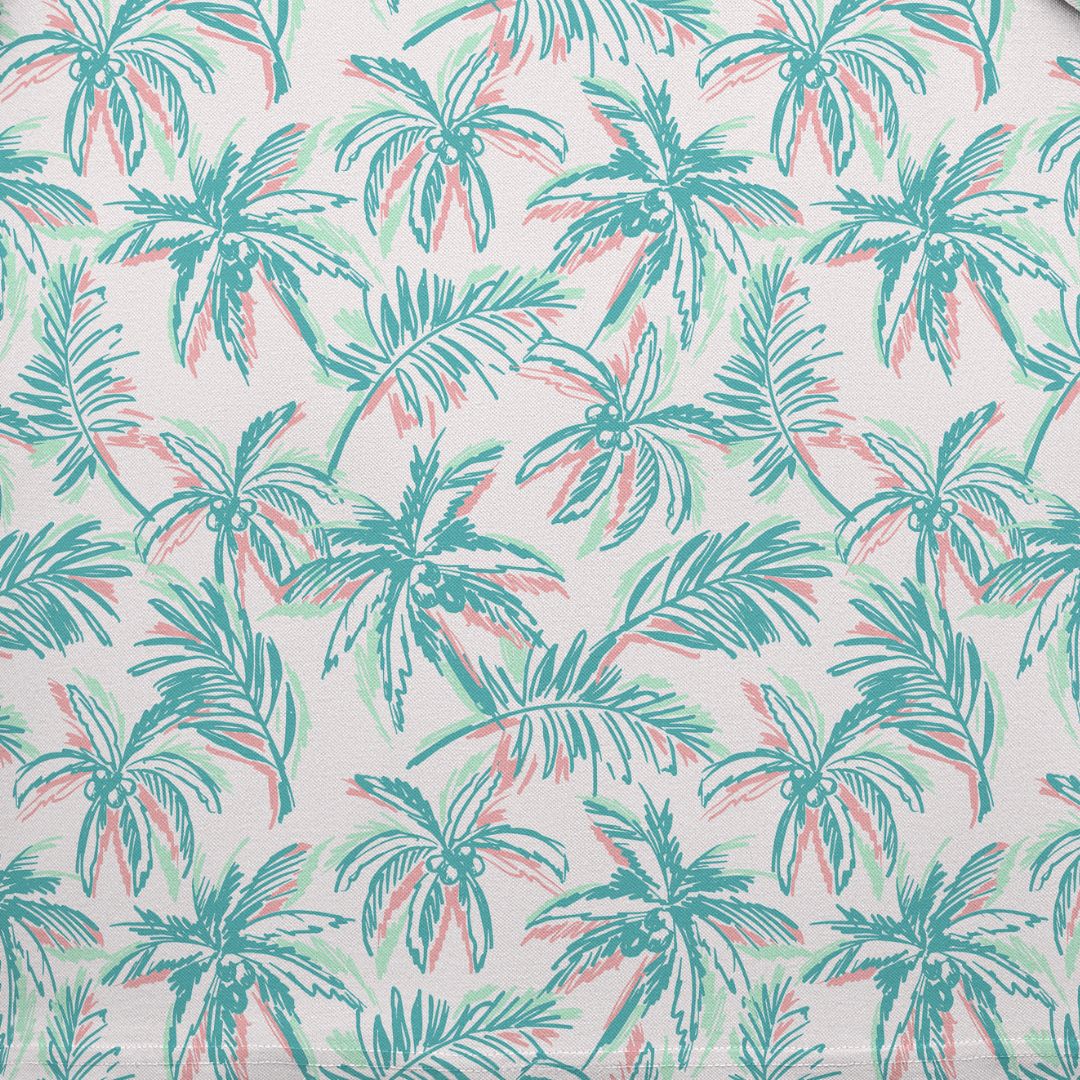 The Palmer Ladies (Light) | Neon Palm Tree Golf Polo for Women