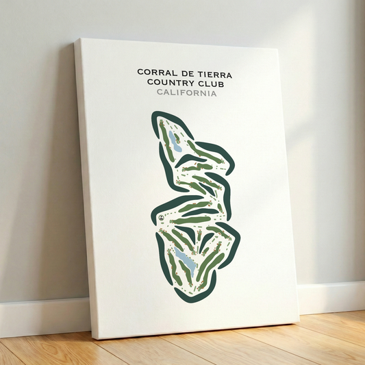Corral de Tierra Country Club, California - Printed Golf Courses