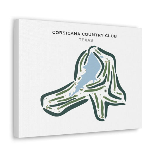 Corsicana Country Club, Texas - Printed Golf Courses