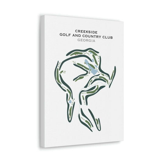Creekside Golf & Country Club, Georgia - Printed Golf Courses