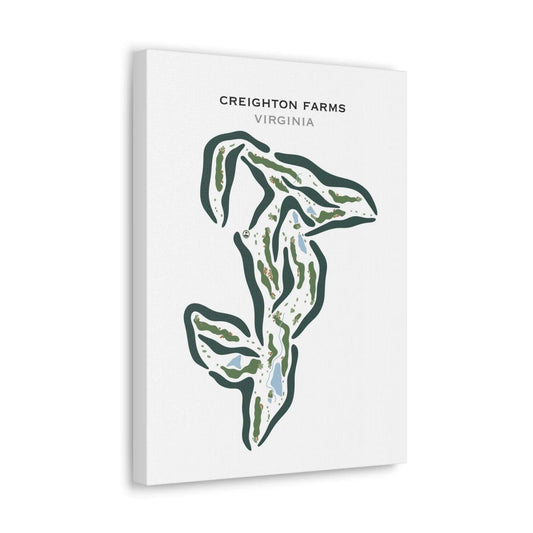 Creighton Farms, Virginia - Printed Golf Courses