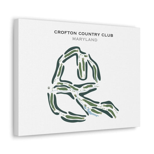 Crofton Country Club, Maryland - Printed Golf Course