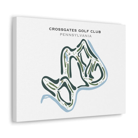 Crossgates Golf Club, Pennsylvania - Printed Golf Courses