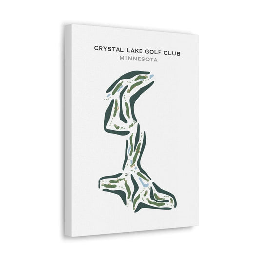 Crystal Lake Golf Club, Minnesota - Printed Golf Course