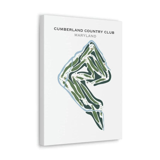 Cumberland Country Club, Maryland - Printed Golf Courses