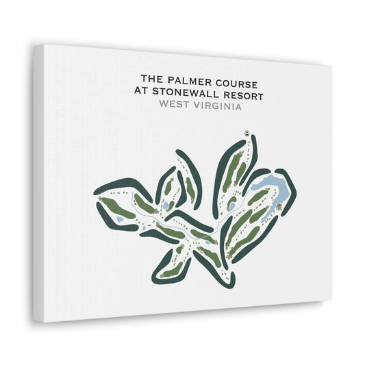 The Palmer Course At Stonewall Resort, West Virginia - Printed Golf Courses