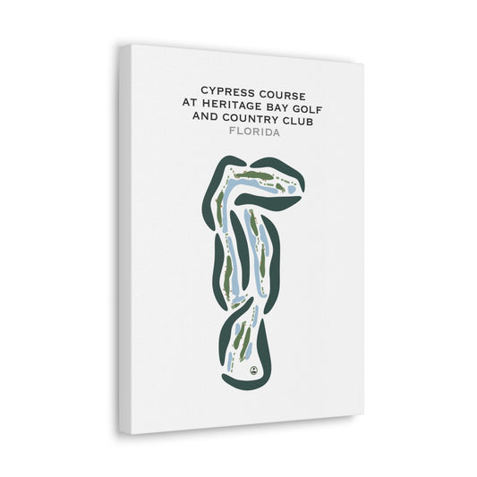 Cypress Course at Heritage Bay Golf and Country Club, Florida - Printed Golf Courses