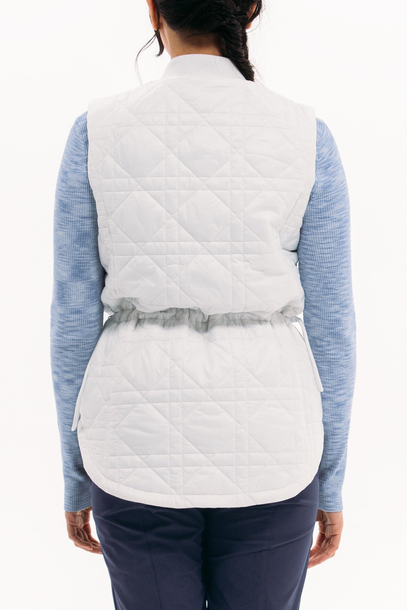 Longline Quilted Vest