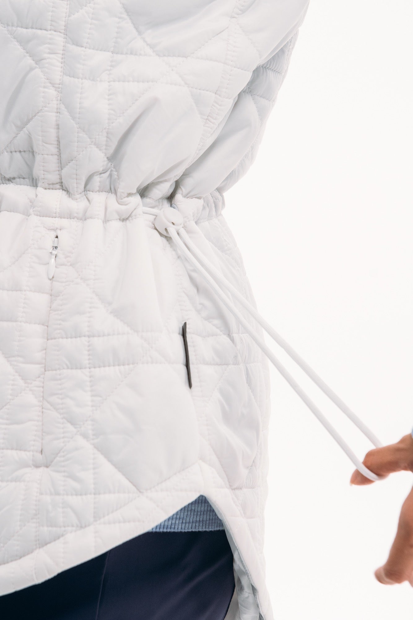 Longline Quilted Vest