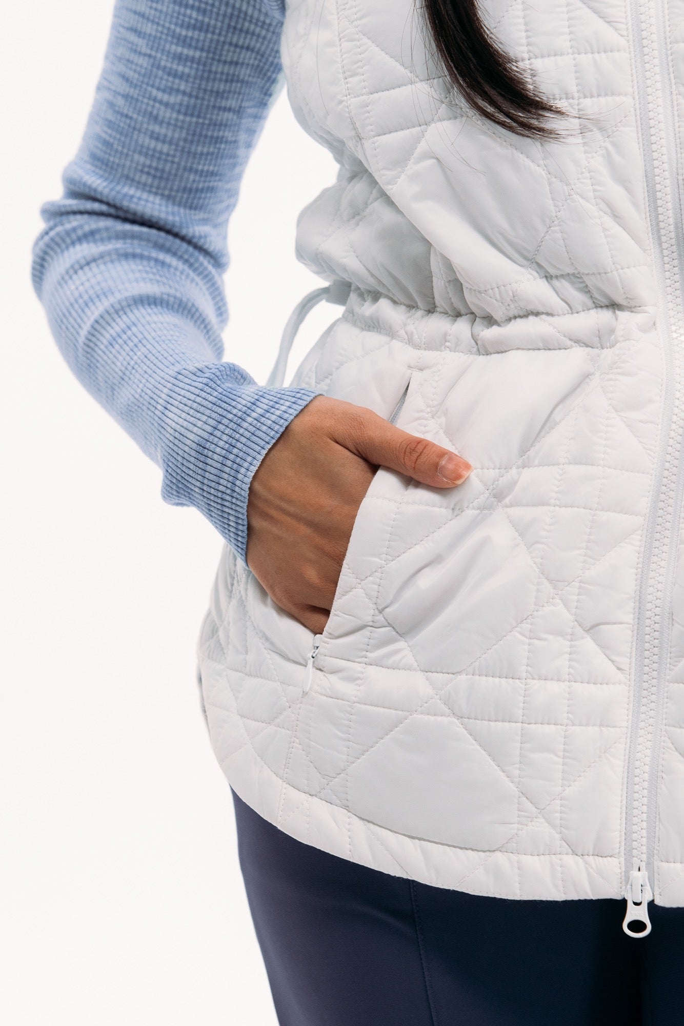 Longline Quilted Vest