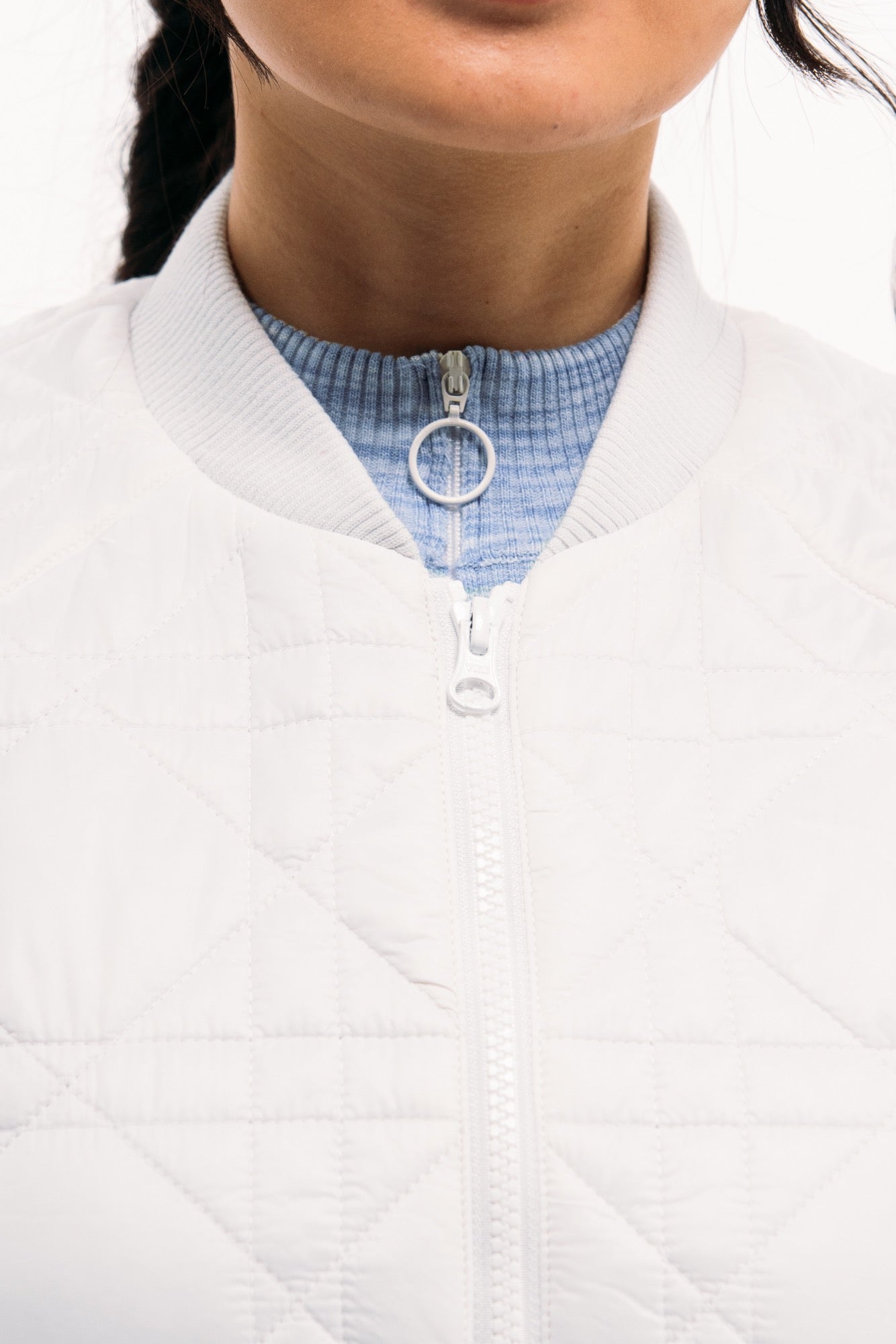Longline Quilted Vest