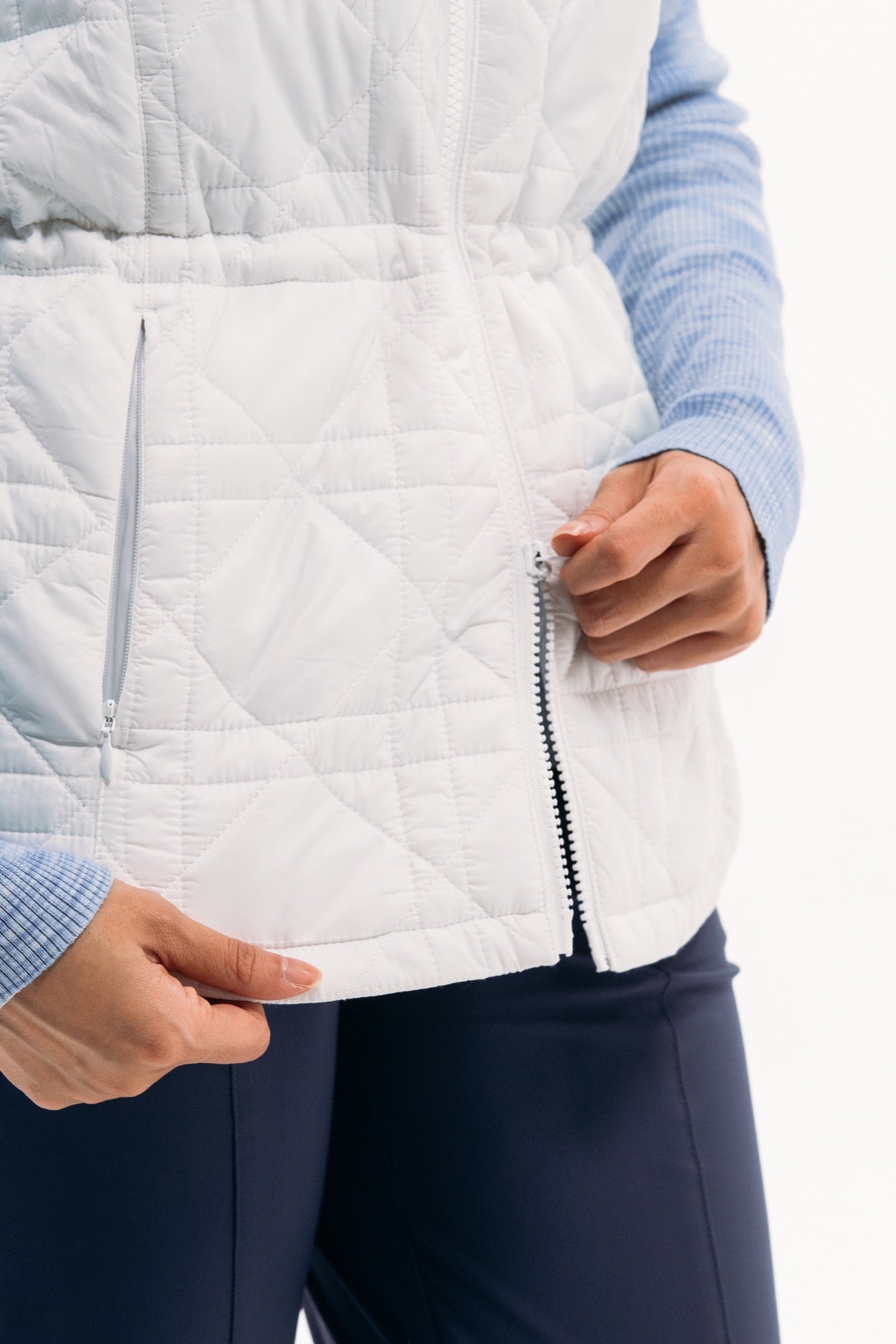 Longline Quilted Vest