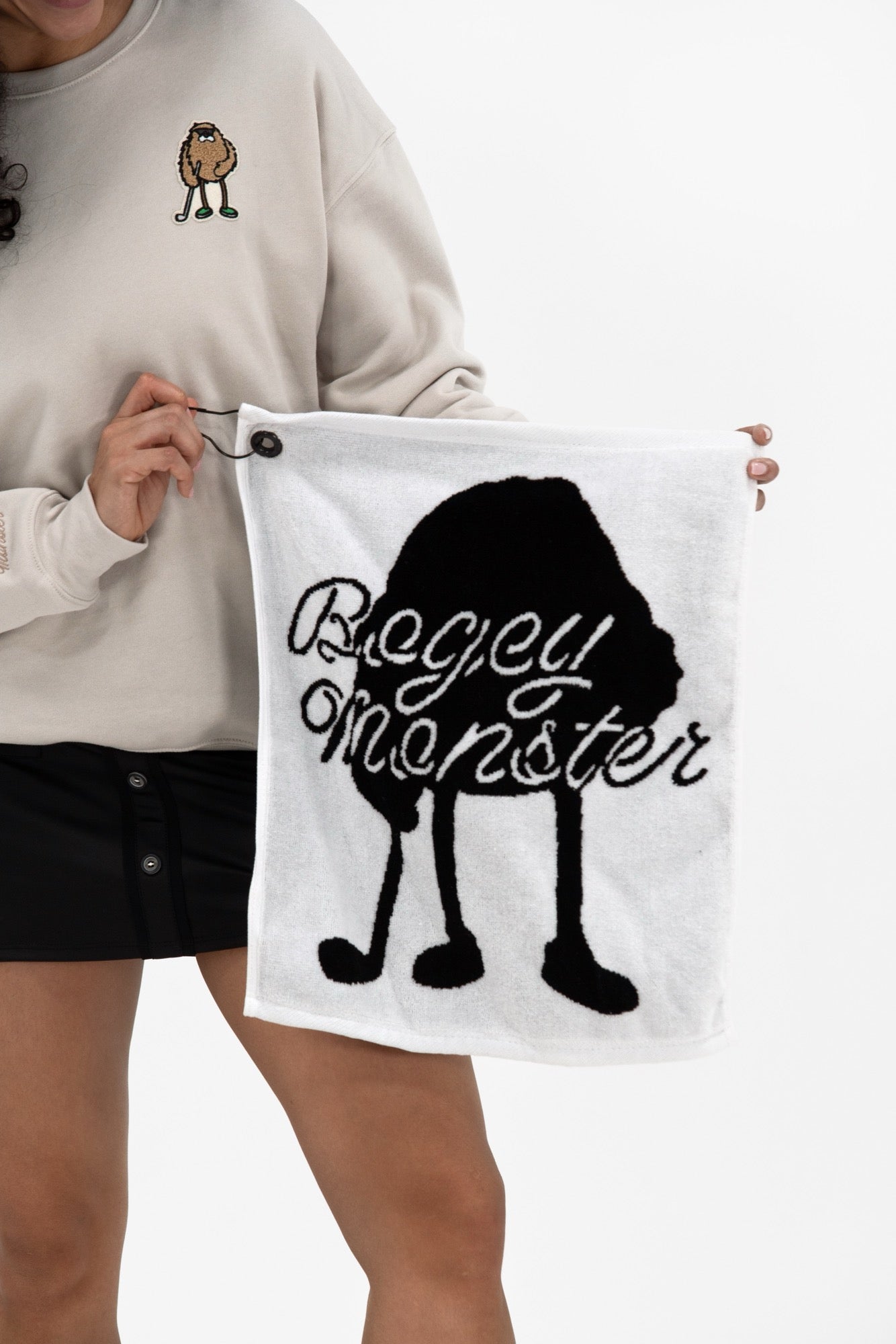 Bogey Monster Golf Towel