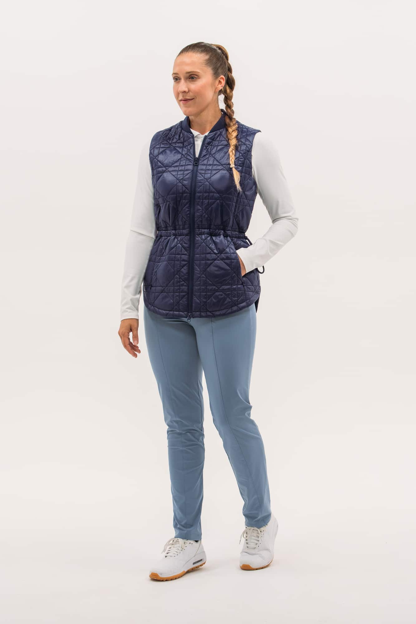 Longline Quilted Vest