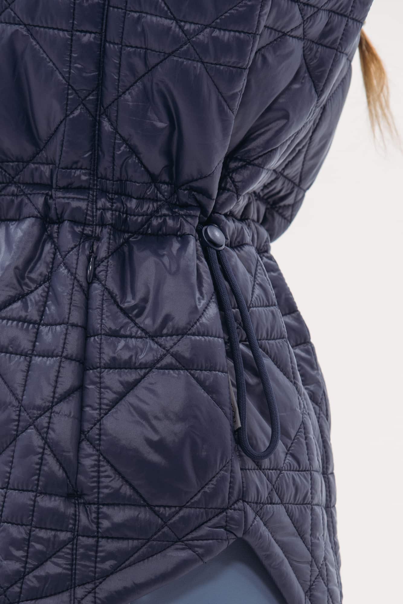 Longline Quilted Vest