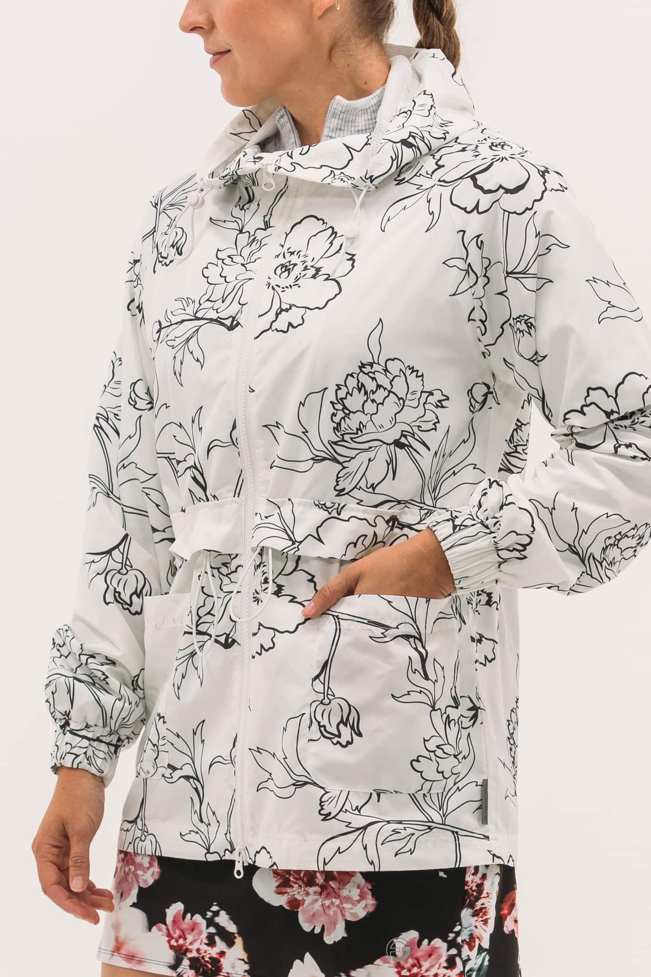 Printed Windbreaker