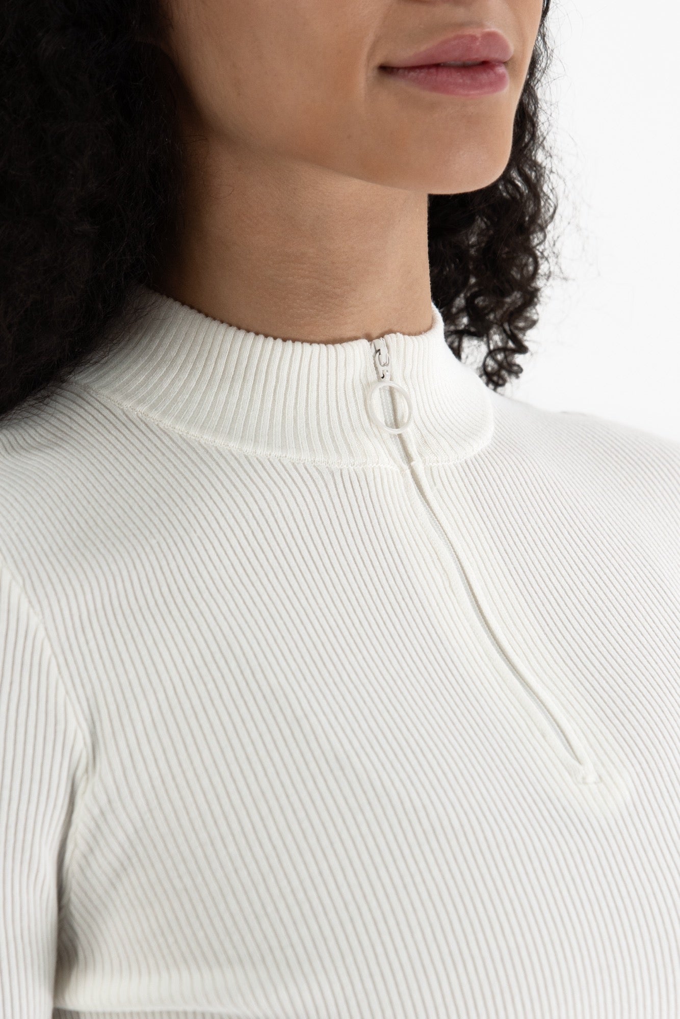 Knit Quarter Zip Solids