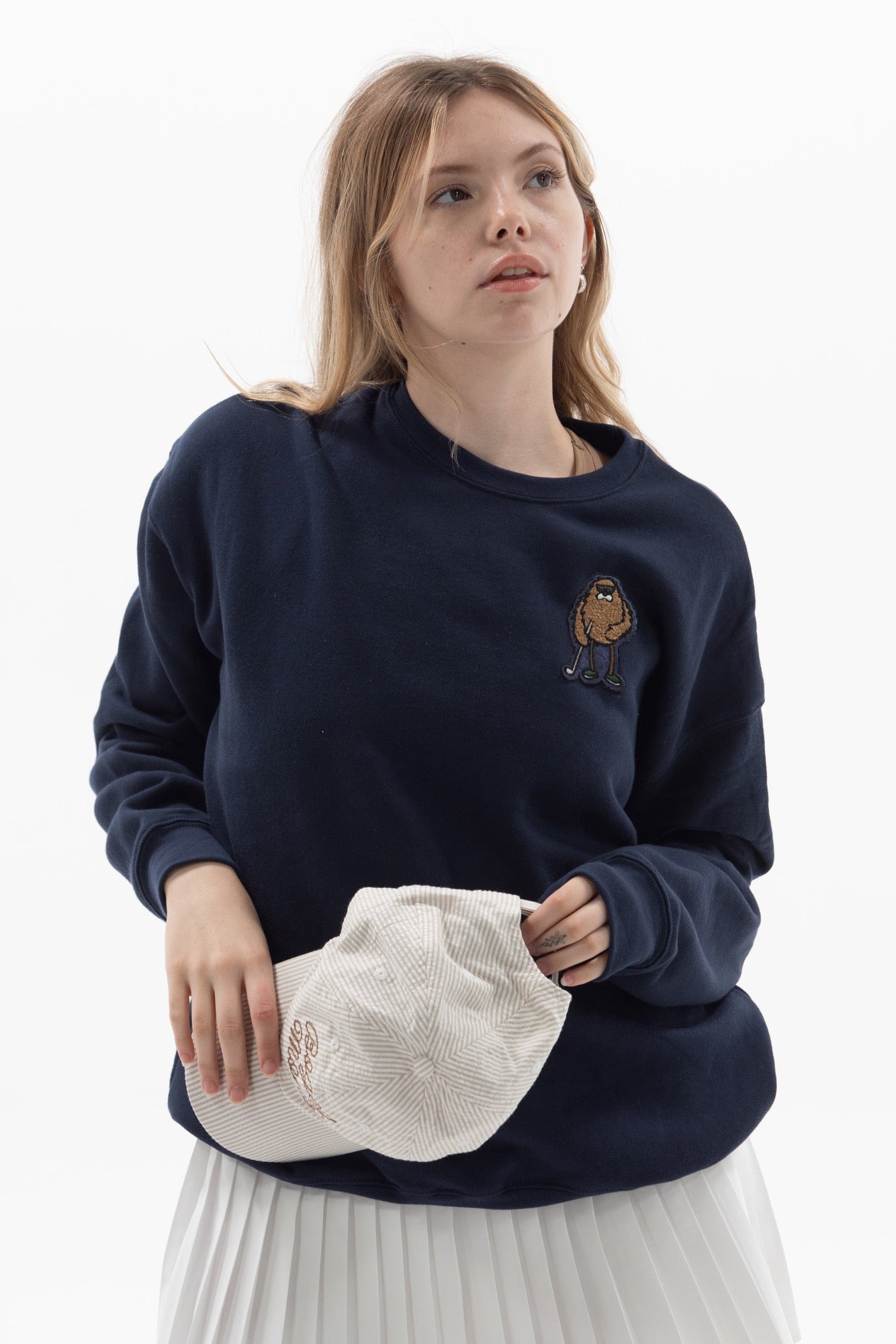 Bogey Monster Chenille Patch Sweatshirt