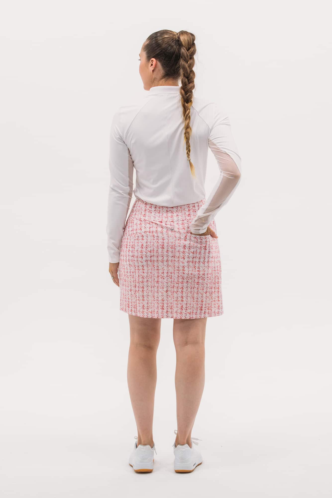 Mesh Inset LS Polo