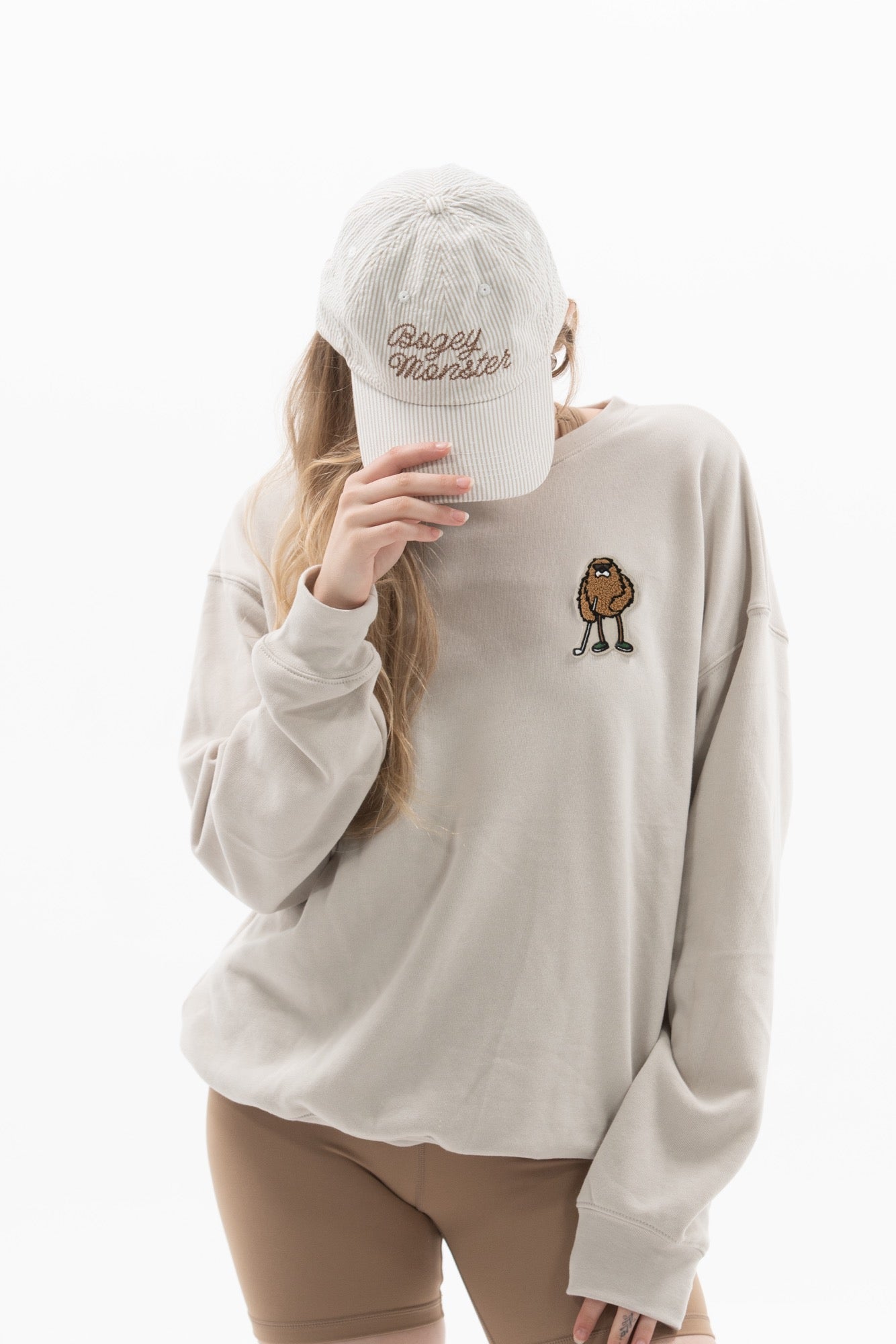 Bogey Monster Chenille Patch Sweatshirt