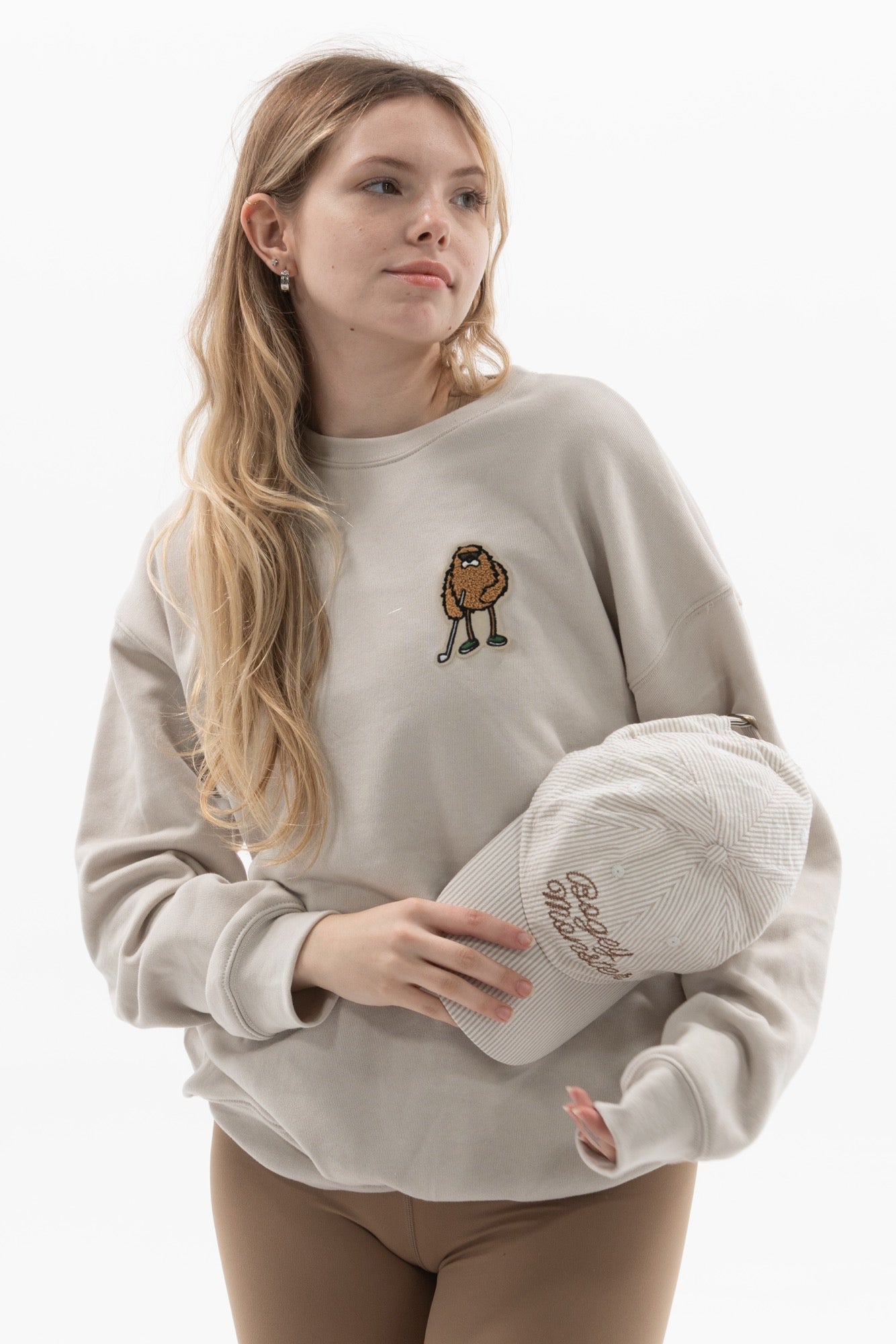 Bogey Monster Chenille Patch Sweatshirt