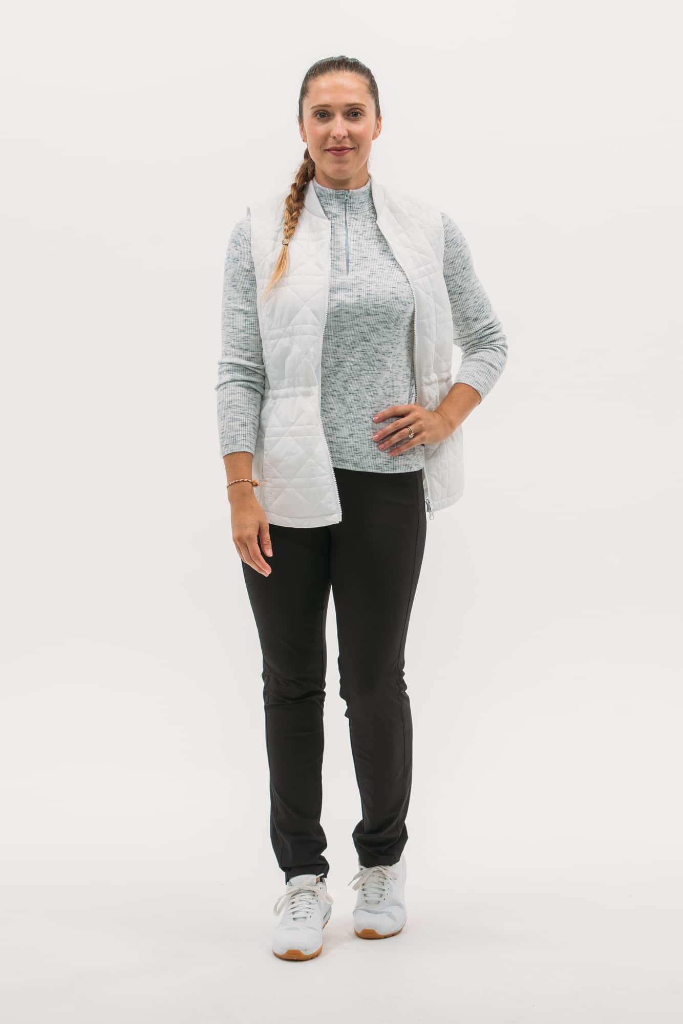 Longline Quilted Vest