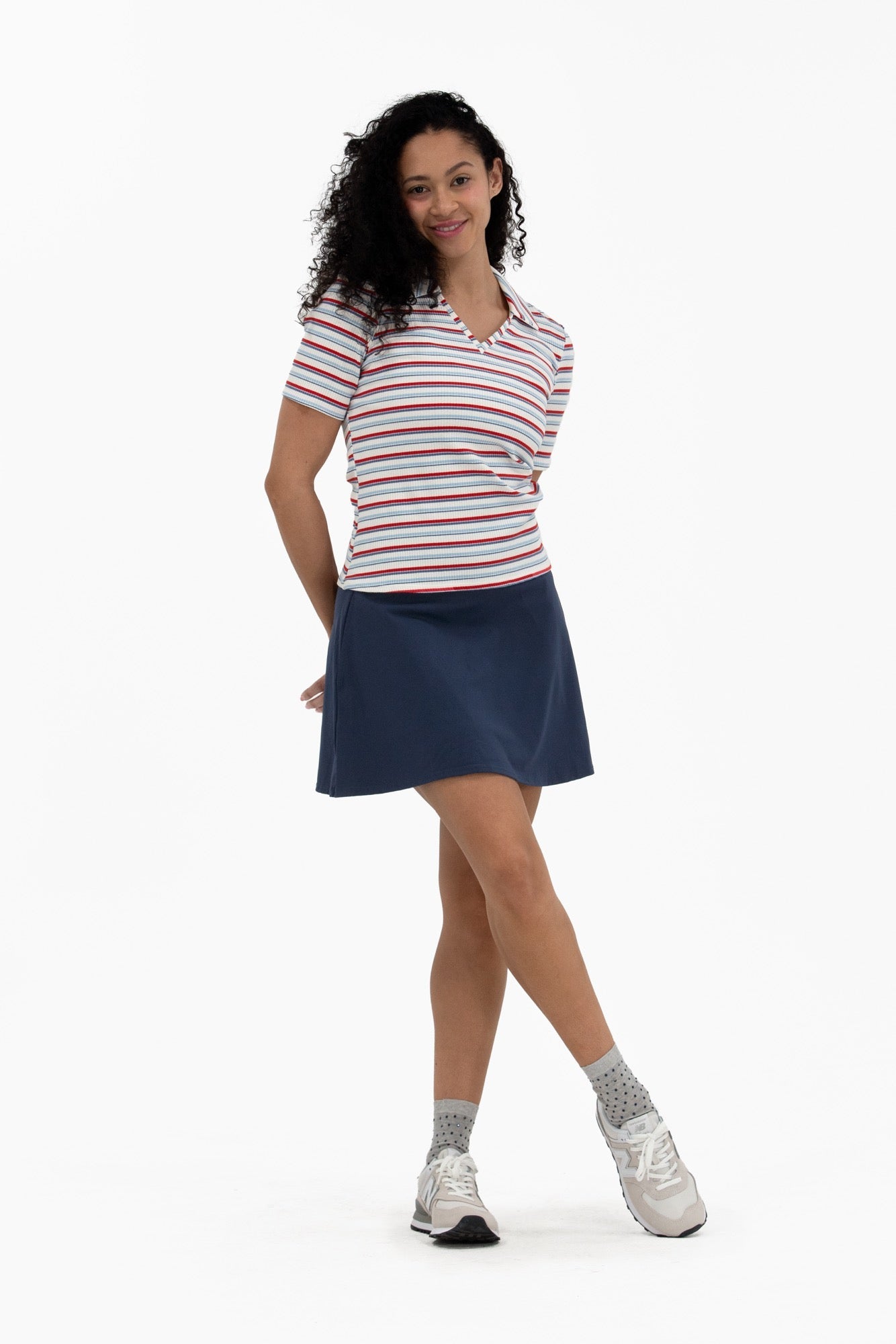 SS Stripe Rib Polo
