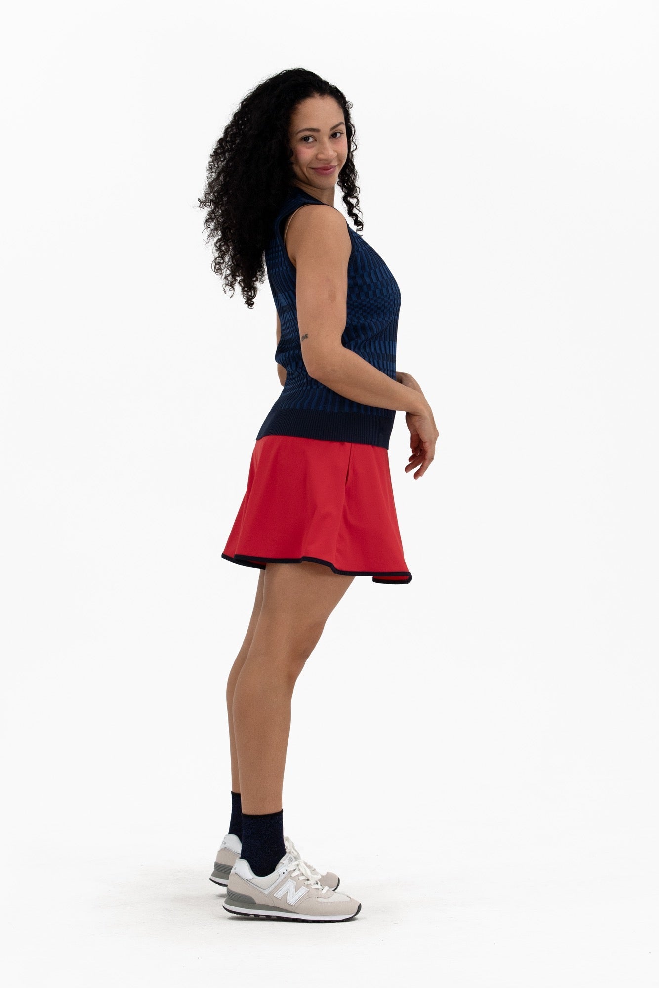 Sleeveless Knit Polo