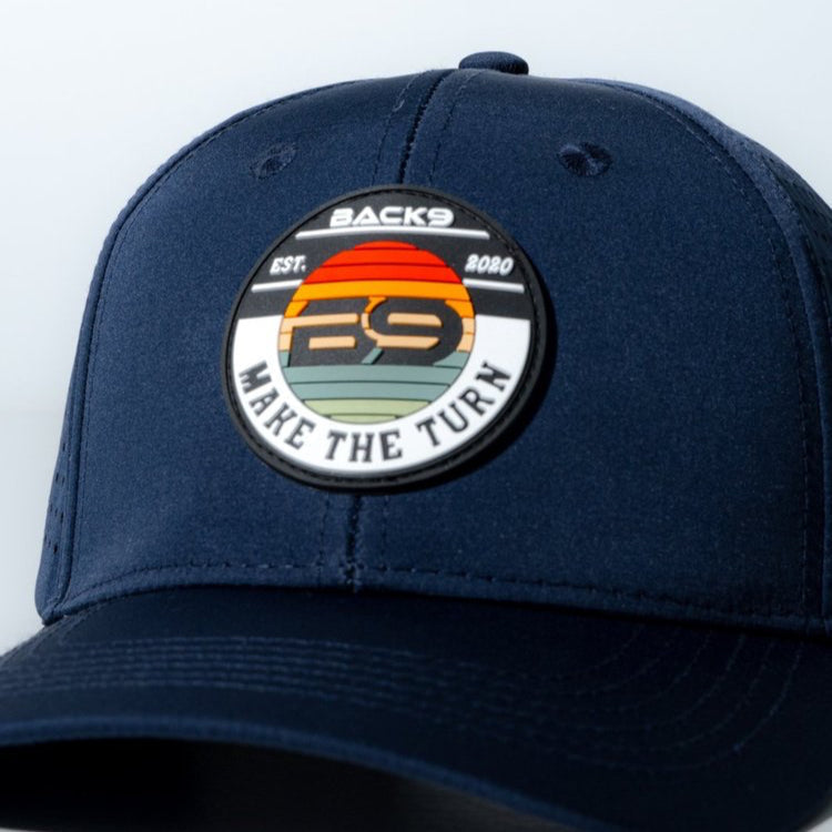 Sunset Navy Blue Performance Hat