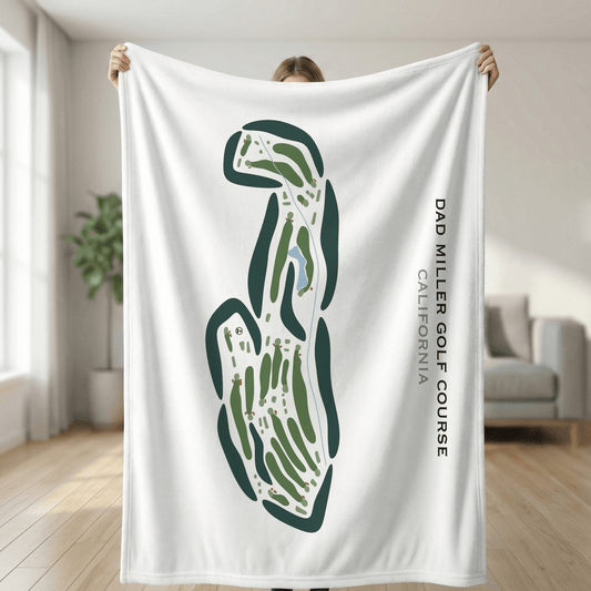 Dad Miller Golf Course, California - Printed Golf Course