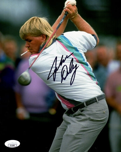 John Daly Autographed Golf (Smoking Cigarette) 8x10 Photo - JSA