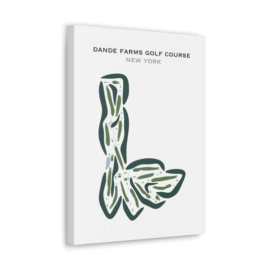Dande Farms Golf Course, New York - Printed Golf Courses