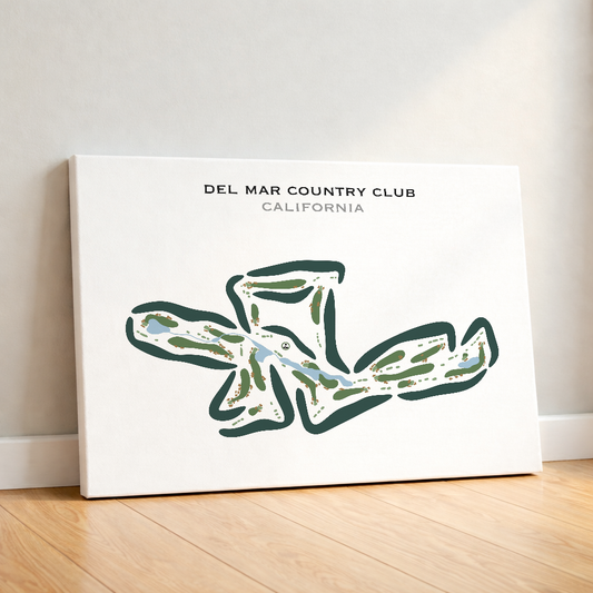 Del Mar Country Club, California - Printed Golf Courses