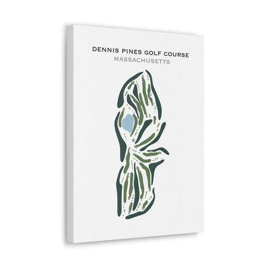 Dennis Pines Golf Course, Massachusetts - Printed Golf Course