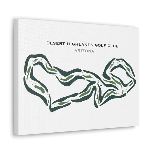 Desert Highlands Golf Club, Arizona - Printed Golf Courses